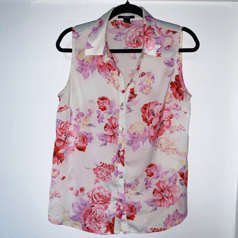 Forever 21 Floral Top
